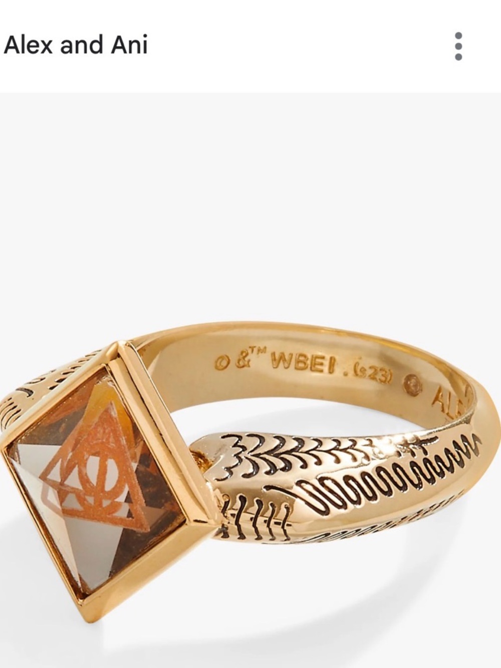 ISO DO NOT BUY/ gaunt / horcrux / tom riddle /resurrection stone ring